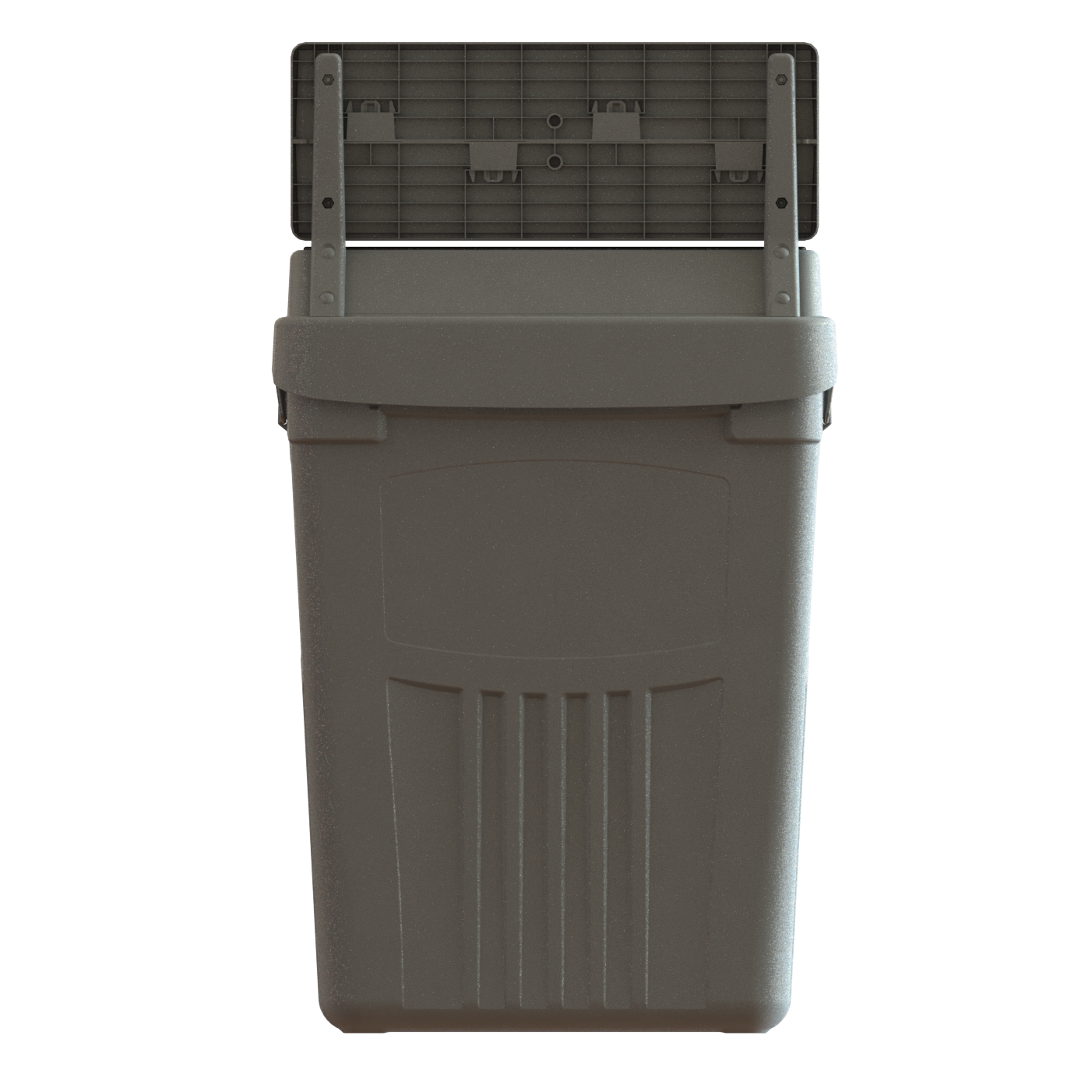 Durable 50-gallon Flex E bin with 1 stream. Ideal for waste diversion, indoor facilities, and scalable recycling programs.