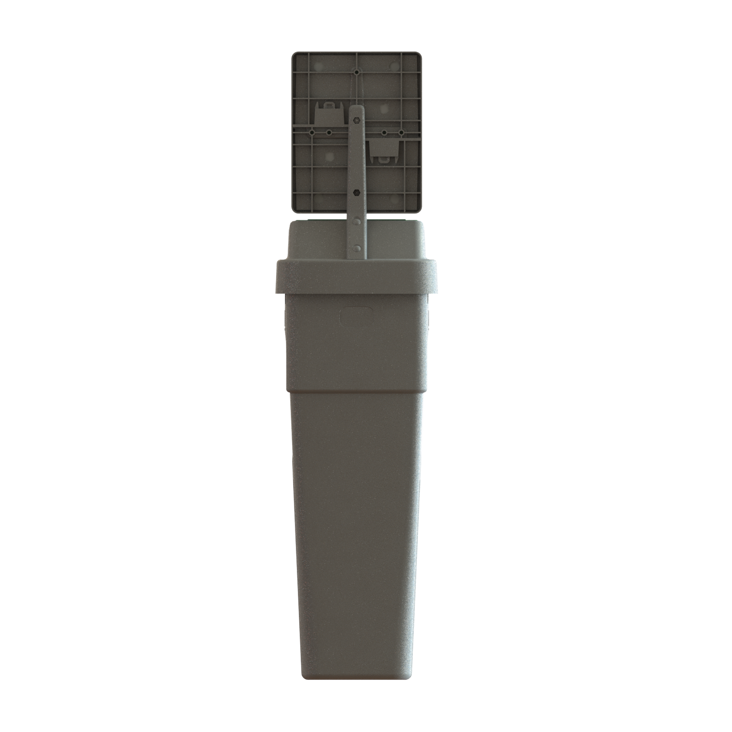 Compact LeanStream 1-stream 23-gallon container for recycling. Space-efficient indoor solution built from recycled plastic to support high-traffic waste diversion programs.
