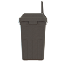 Flex E™ 2-Stream Waste + Compost Bin – Grey – With Backboard – 50 Gallon