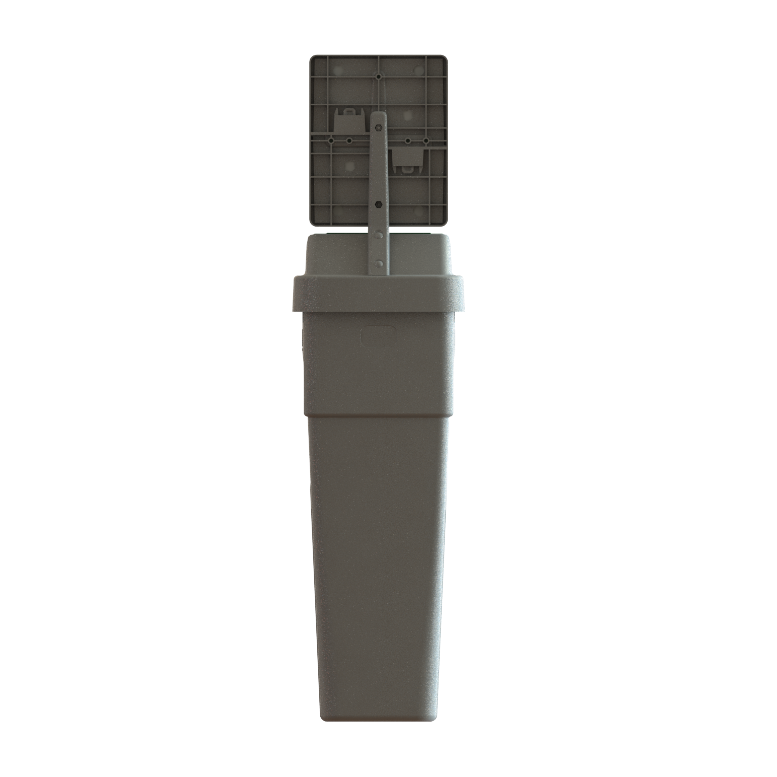 Compact LeanStream 1-stream 23-gallon container for recycling. Space-efficient indoor solution built from recycled plastic to support high-traffic waste diversion programs.