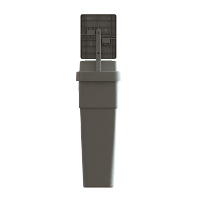 Compact LeanStream 1-stream 23-gallon container for recycling. Space-efficient indoor solution built from recycled plastic to support high-traffic waste diversion programs.