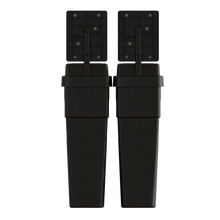 Compact LeanStream 2-stream 46-gallon container for waste and recycling. Space-efficient indoor solution built from recycled plastic to support high-traffic waste diversion programs.