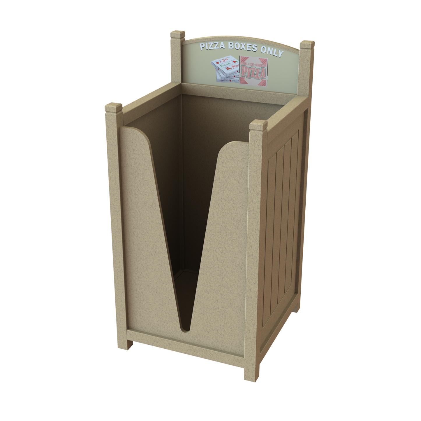 Pizza Box Recycling Station - PZA50
